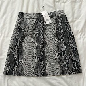 FRENCH CONNECTION Leather Mini Skirt